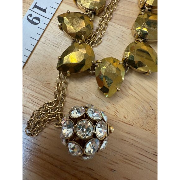 J.Crew Gold-Tone & Pearl Necklace Set W/ Rhinestones Multi-Strand Design  - 3 - Picture 8 of 10